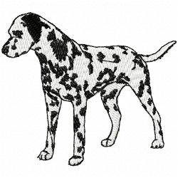 Dogs Embroidery Design 6